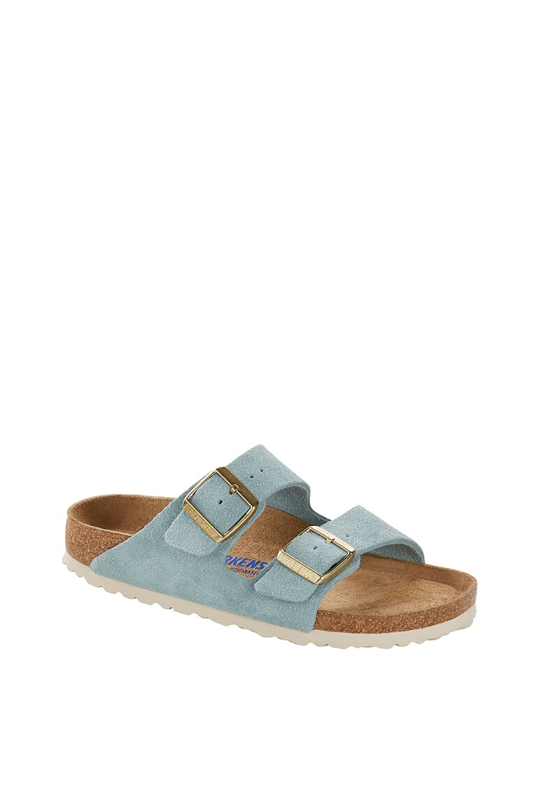 Birkenstock Велурени чехли Arizona с токи - Pepit.bg