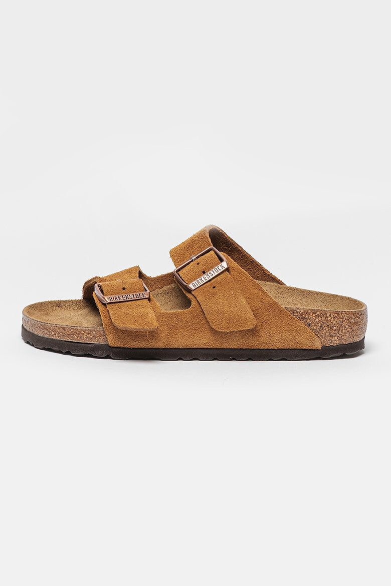 Birkenstock Велурени чехли Arizona - Pepit.bg