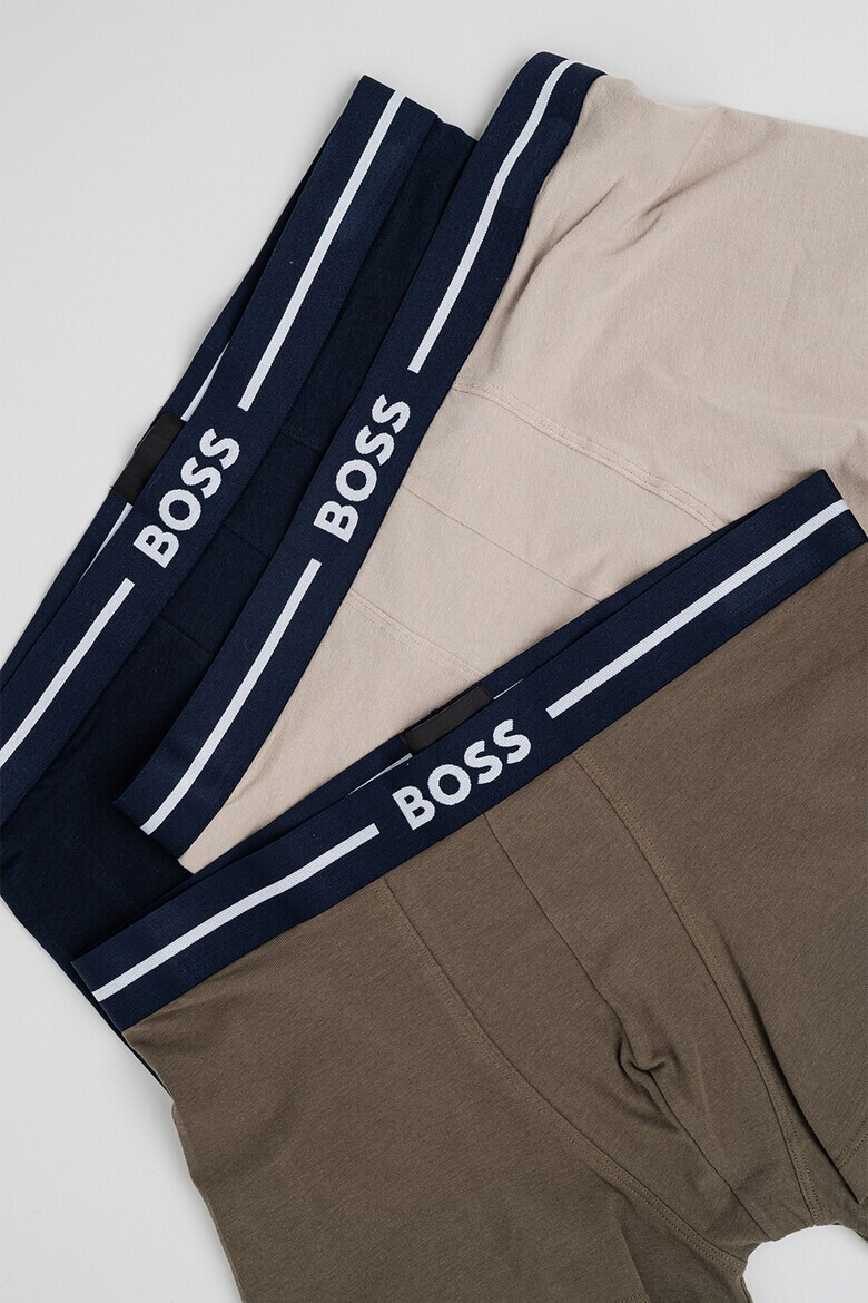 BOSS Боксерки с лого на талията - 3 чифта - Pepit.bg