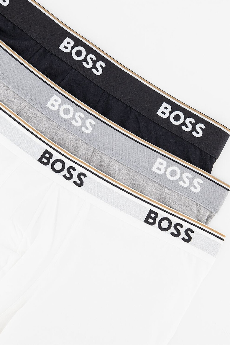 BOSS Боксерки с лого на талията - 3 чифта - Pepit.bg