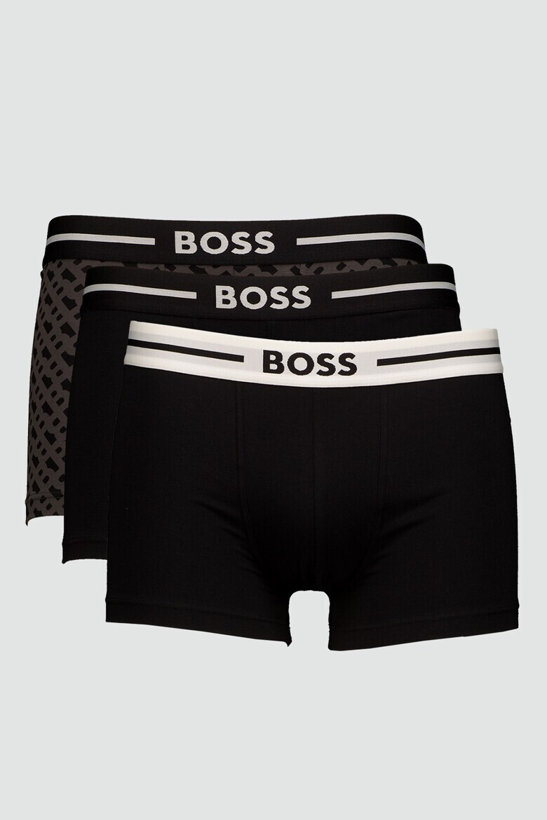 BOSS Боксерки с принт - 3 чифта - Pepit.bg