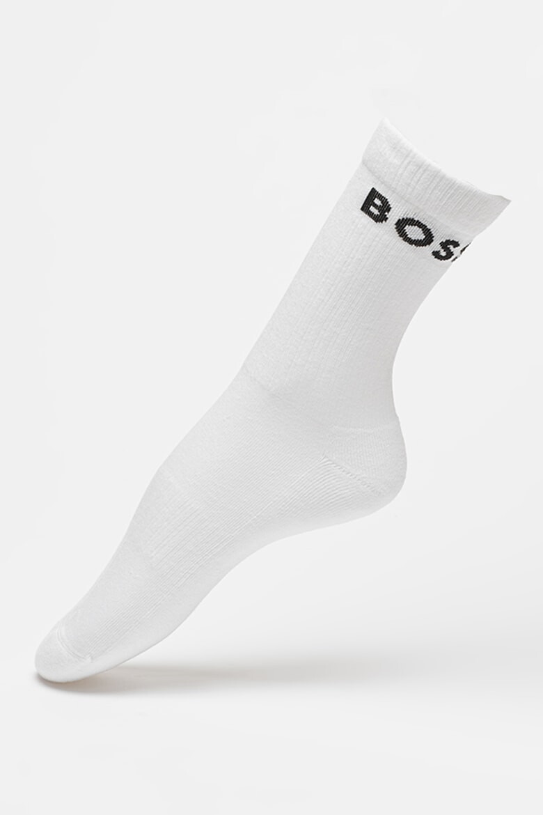 BOSS Дълги чорапи с лого - 3 чифта - Pepit.bg