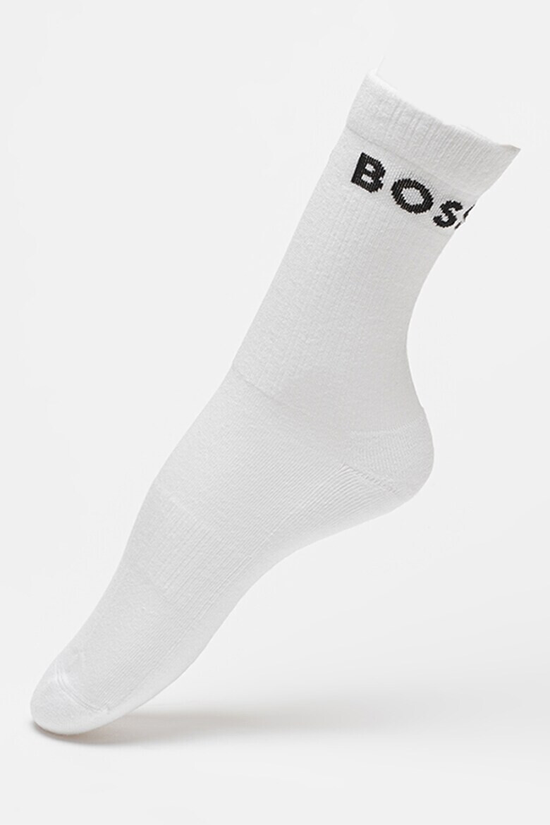 BOSS Дълги чорапи с лого - 3 чифта - Pepit.bg