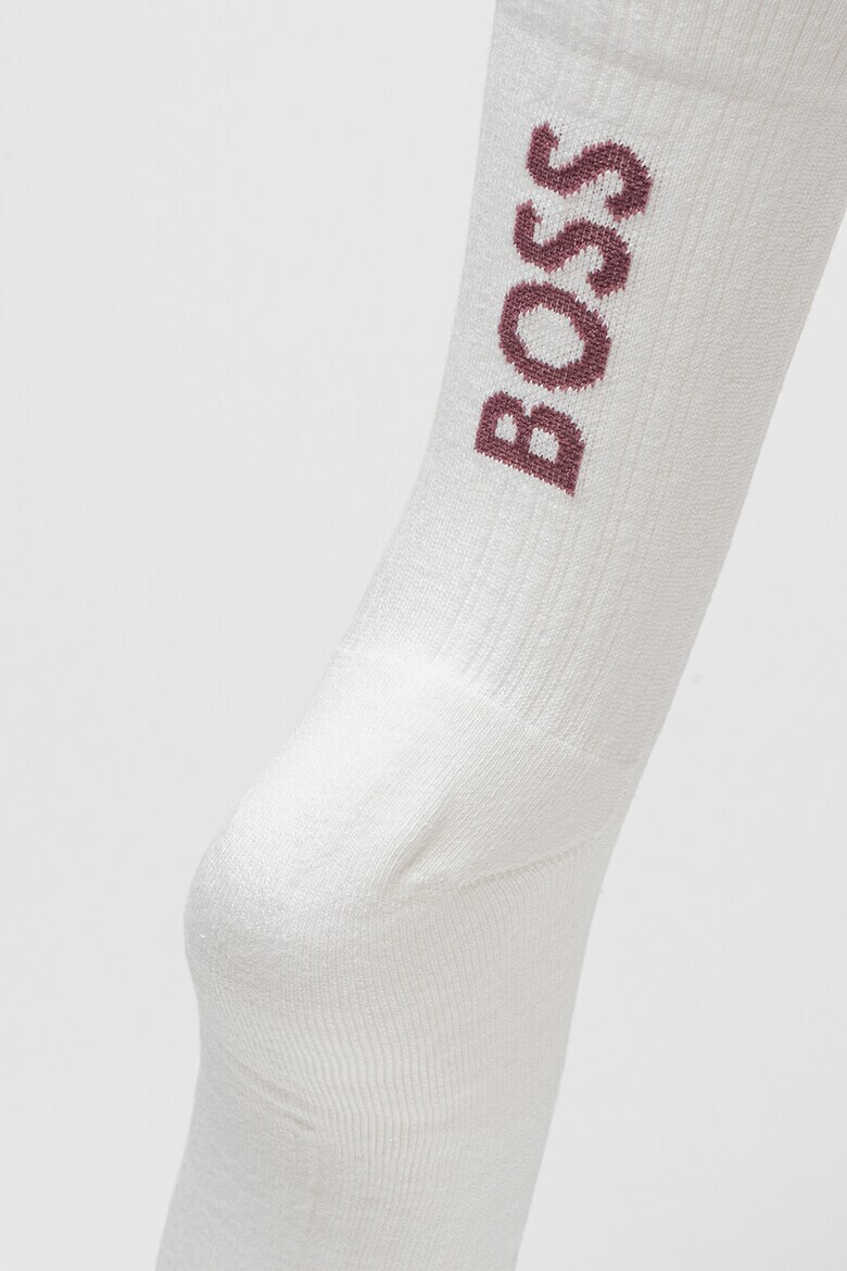 BOSS Дълги чорапи с лого - 3 чифта - Pepit.bg