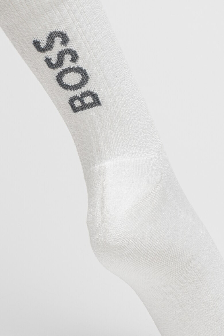 BOSS Дълги чорапи с лого - 3 чифта - Pepit.bg