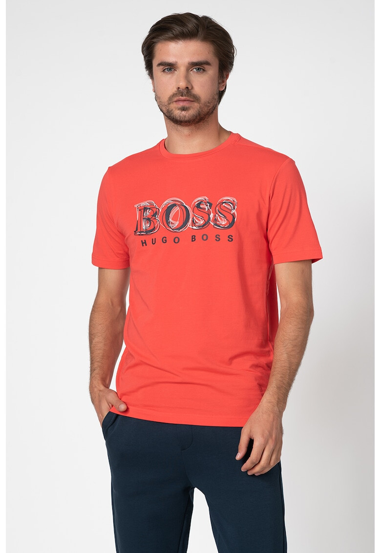 Boss Hugo Boss Hugo Boss Тениска с овално деколте и лого - Pepit.bg