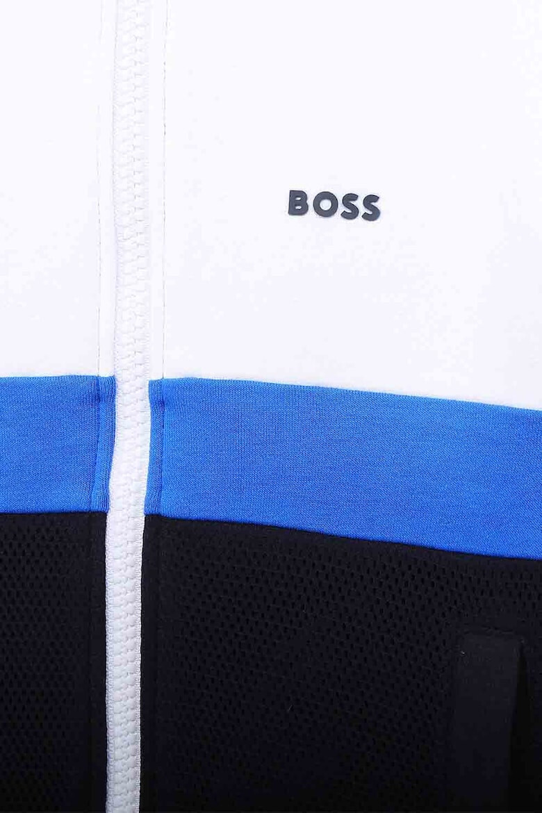 BOSS Kidswear Худи с дизайн с цветен блок - Pepit.bg