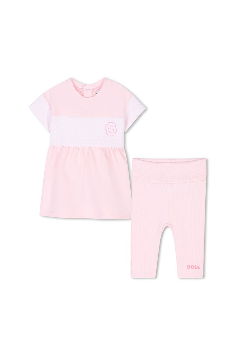 BOSS Kidswear Блуза и клин - 2 части - Светлорозов - Pepit.bg