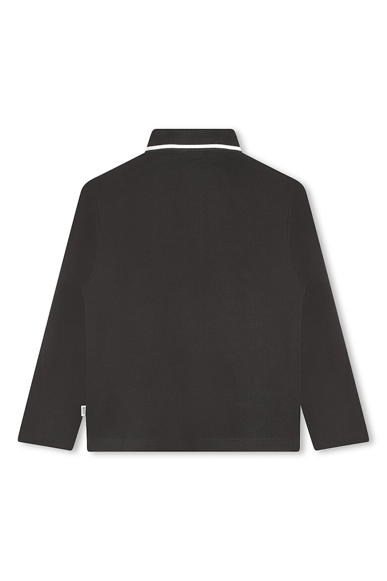 BOSS Kidswear Блуза с яка и лого - Pepit.bg
