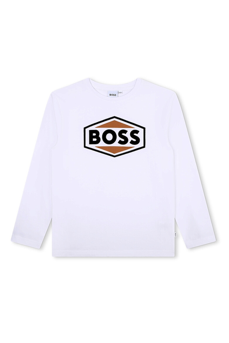 BOSS Kidswear Блуза с лога - Pepit.bg