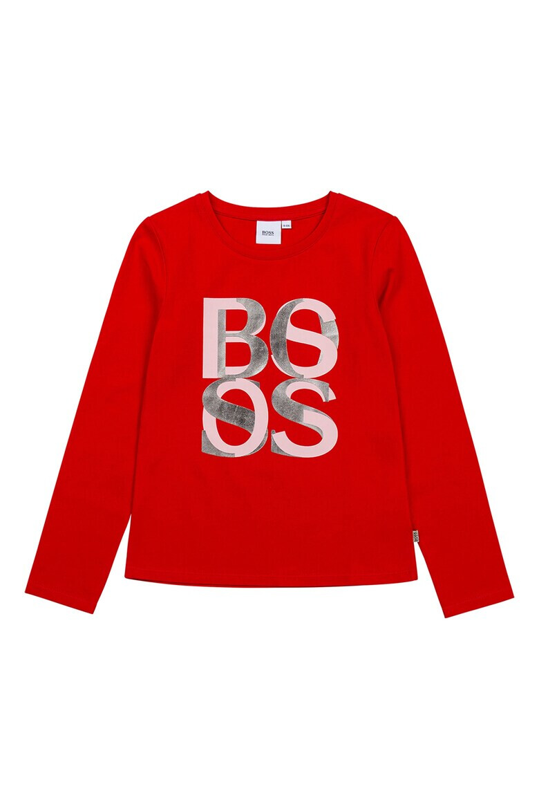 BOSS Kidswear Блуза с лого - Pepit.bg