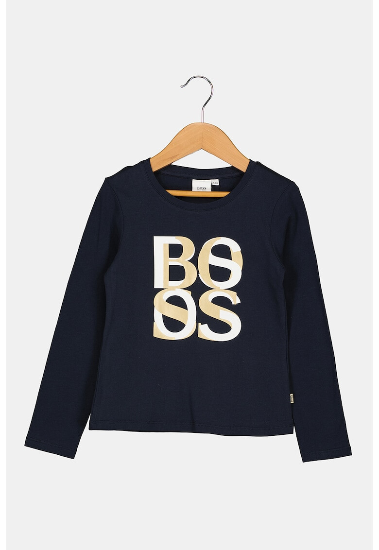 BOSS Kidswear Блуза с лого - Pepit.bg