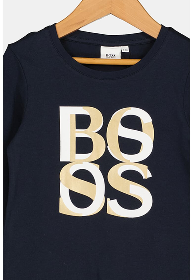 BOSS Kidswear Блуза с лого - Pepit.bg