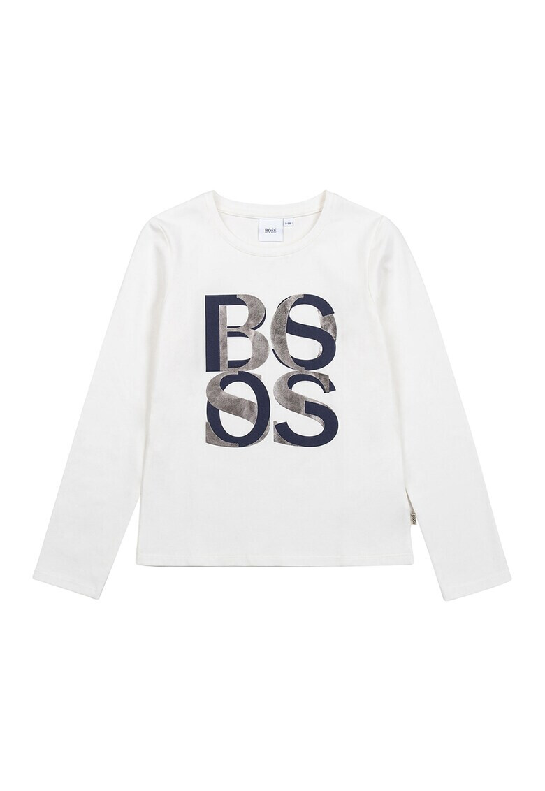 BOSS Kidswear Блуза с лого - Pepit.bg