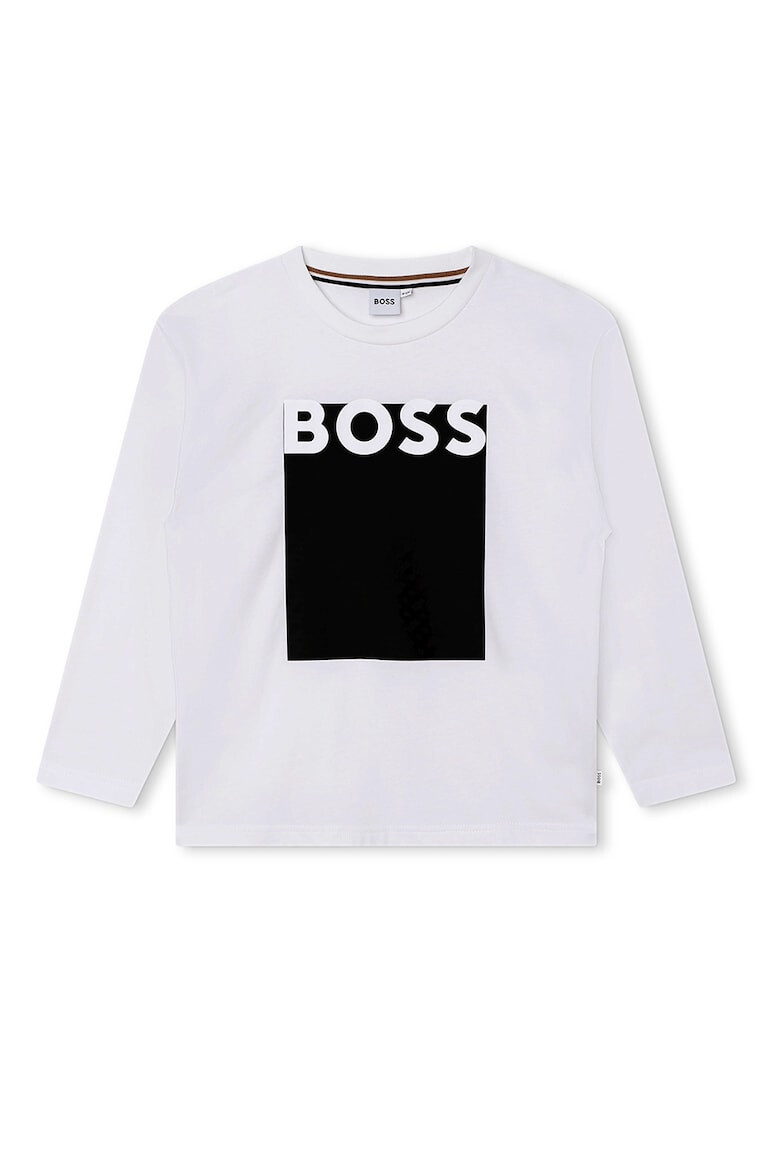 BOSS Kidswear Блуза с лого - Pepit.bg