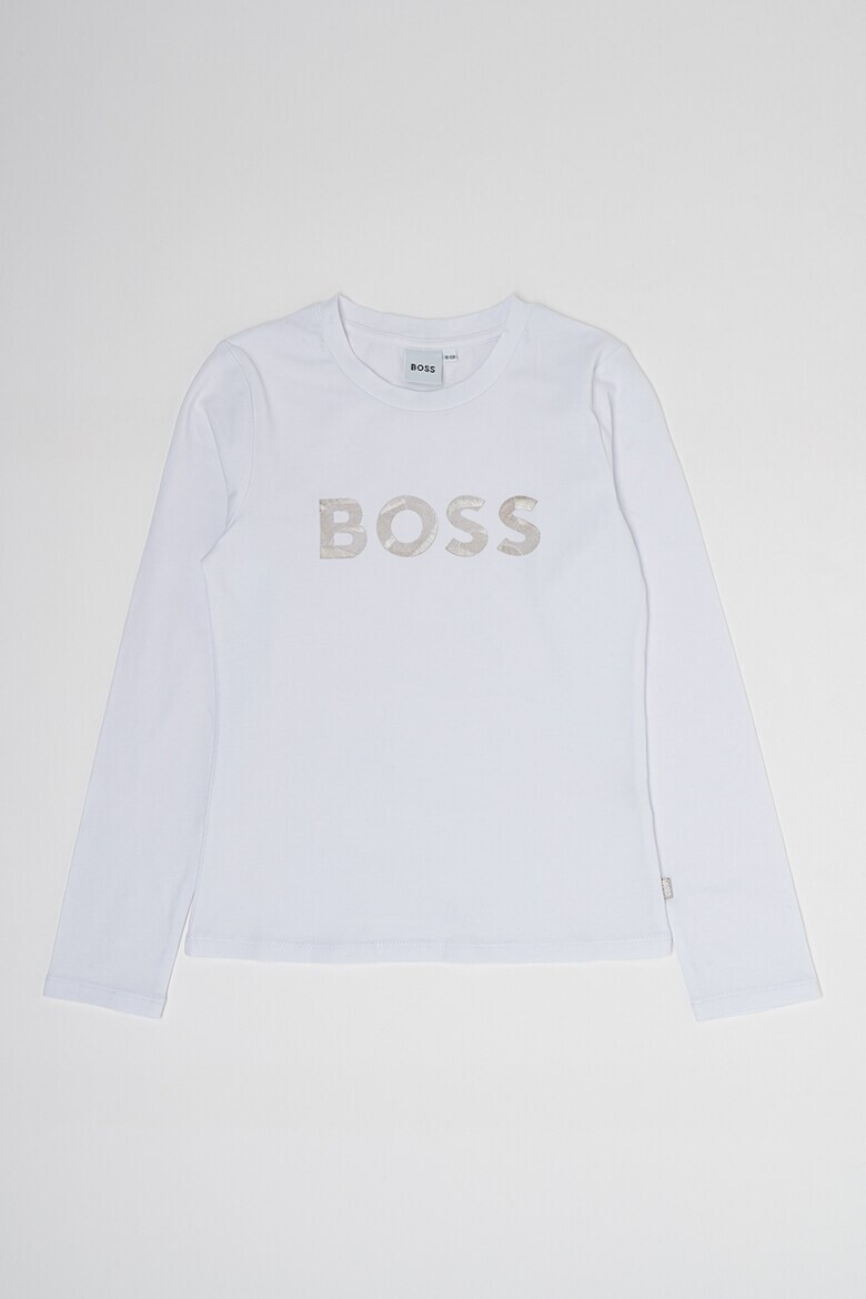 BOSS Kidswear Блуза с лого - Pepit.bg