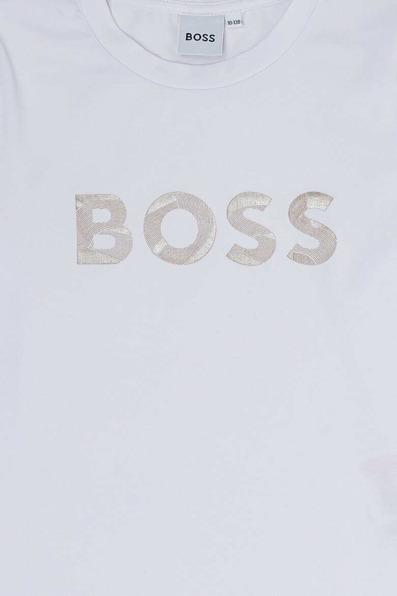 BOSS Kidswear Блуза с лого - Pepit.bg