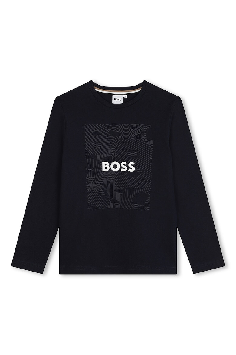 BOSS Kidswear Блуза с лого - Pepit.bg