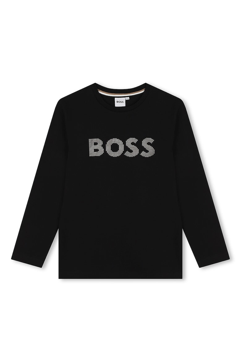 BOSS Kidswear Блуза с лого - Pepit.bg