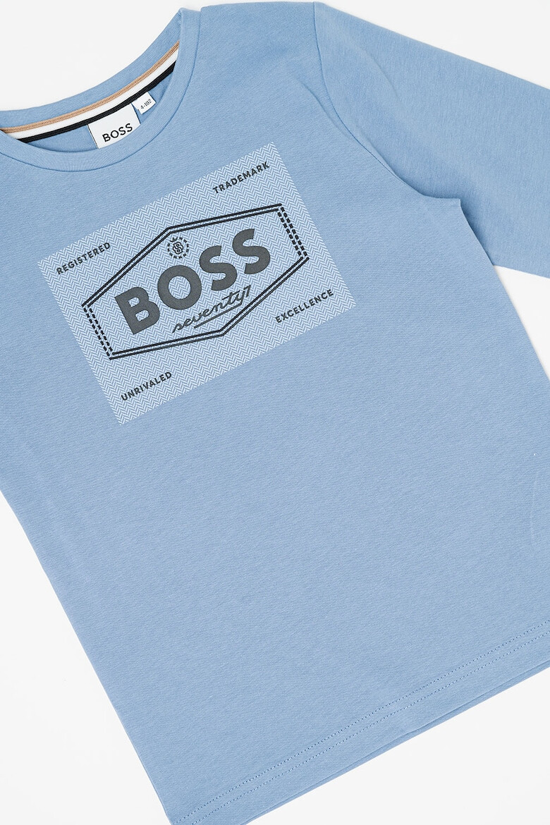 BOSS Kidswear Блуза с лого - Pepit.bg