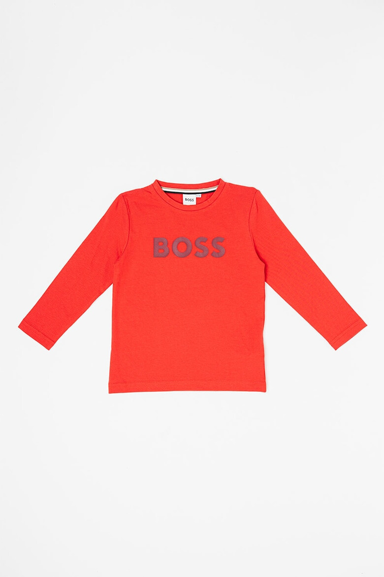 BOSS Kidswear Блуза с лого - Pepit.bg