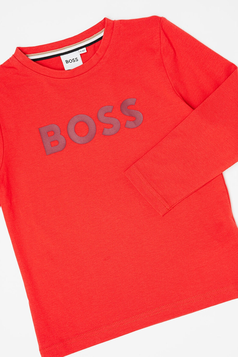 BOSS Kidswear Блуза с лого - Pepit.bg