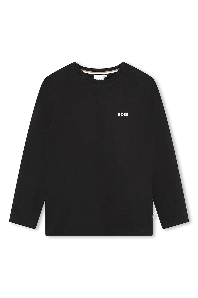 BOSS Kidswear Блуза с лого - Pepit.bg