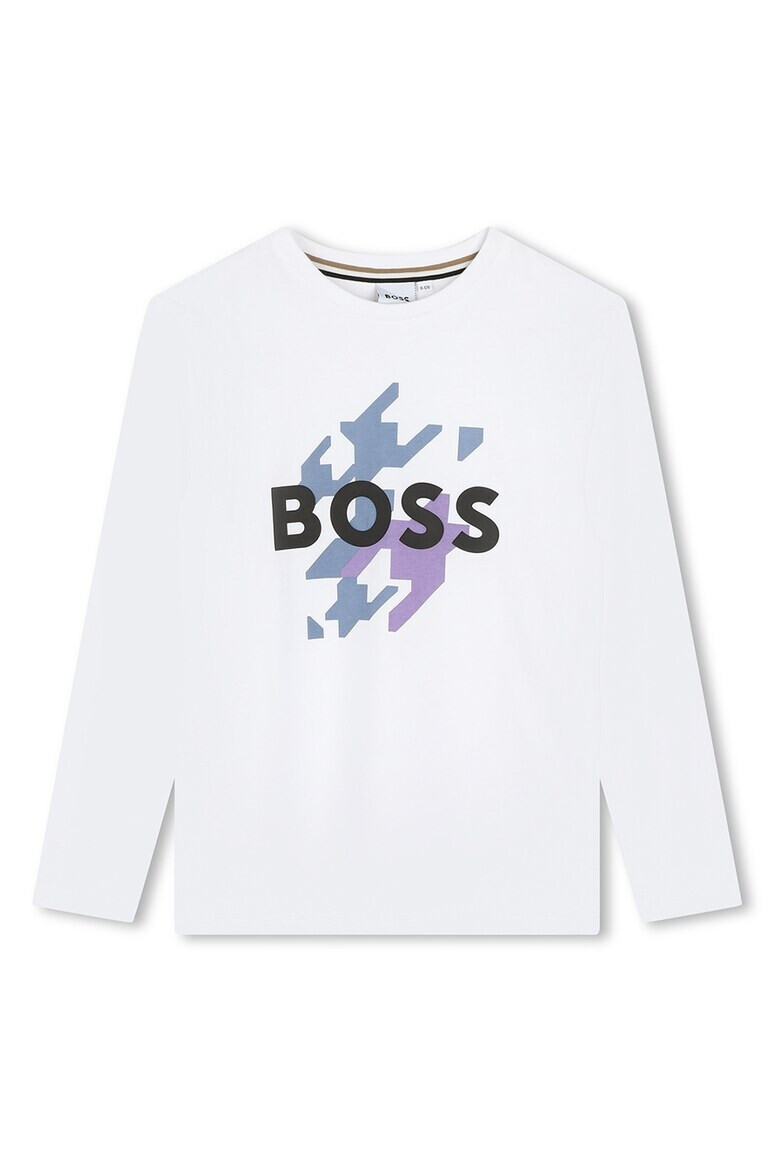 BOSS Kidswear Блуза с лого - Pepit.bg