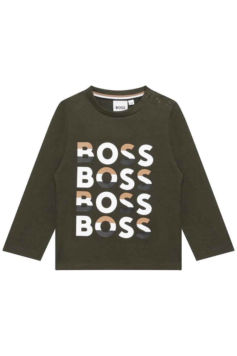 BOSS Kidswear Блуза с лого - Pepit.bg