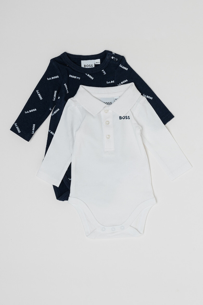 BOSS Kidswear Боди с лого - 2 броя - Pepit.bg