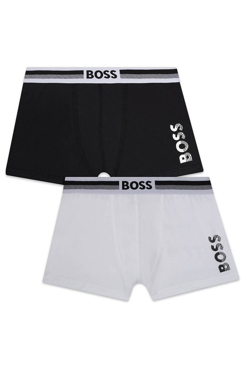 BOSS Kidswear Боксерки с лого - 2 чифта - Pepit.bg