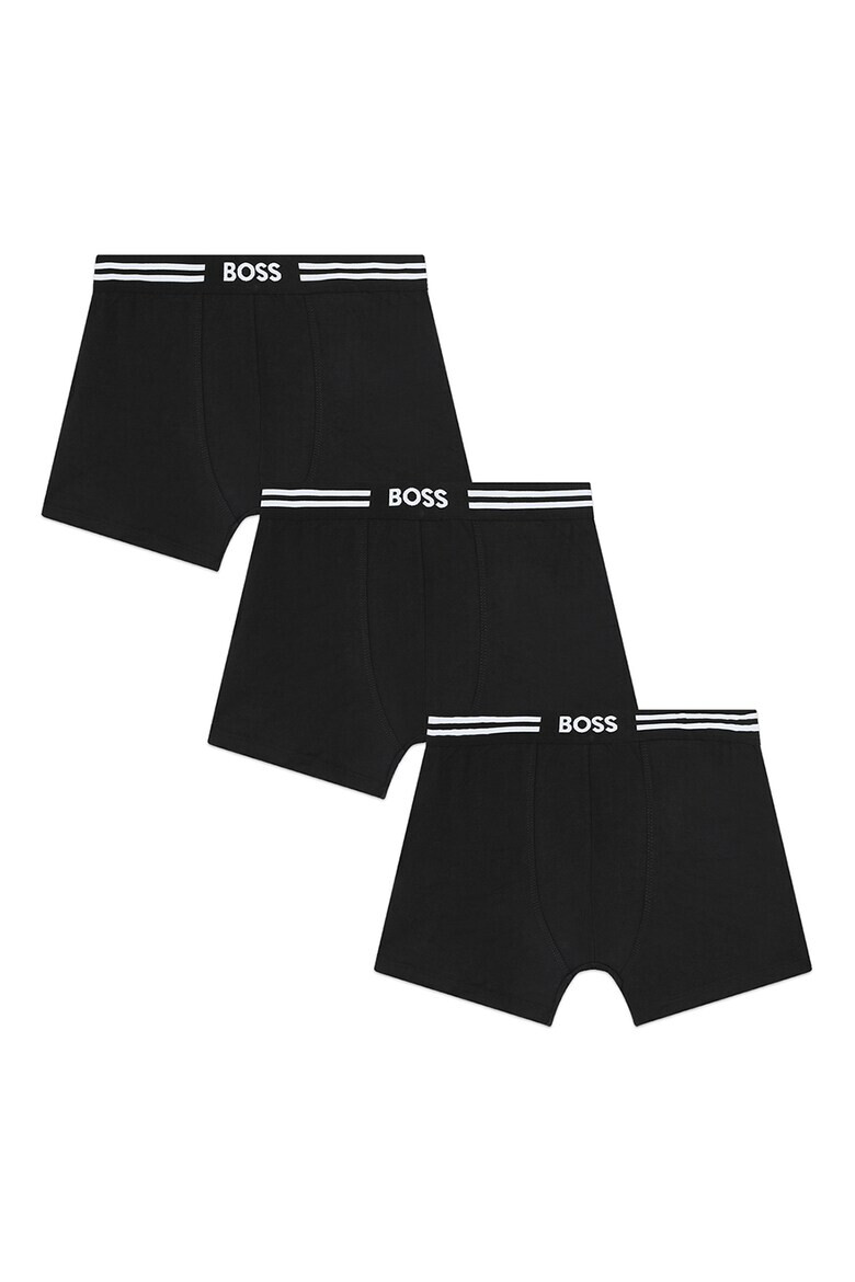 BOSS Kidswear Боксерки с лого - 3 чифта - Pepit.bg