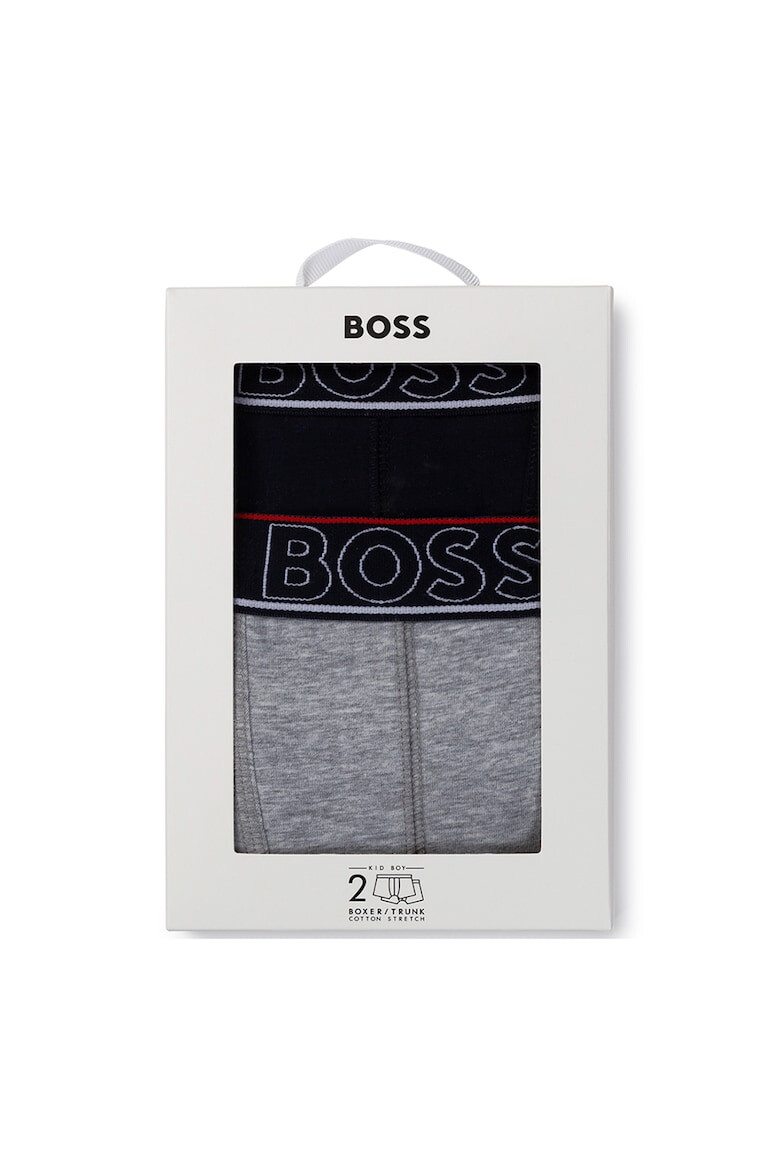 BOSS Kidswear Боксерки с лого на талията - 2 чифта - Pepit.bg