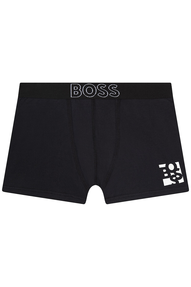 BOSS Kidswear Боксерки с памук и лого - 2 чифта - Pepit.bg