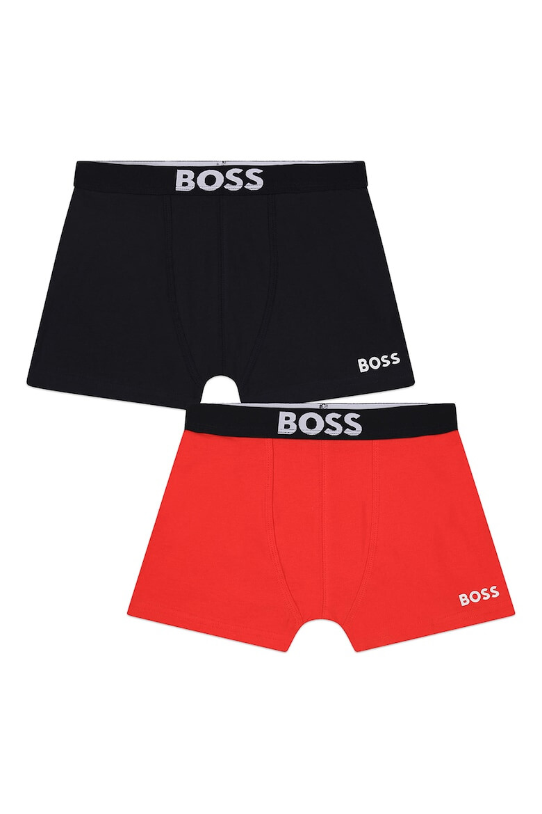 BOSS Kidswear Боксерки с памук и лого 2 чифта - Pepit.bg