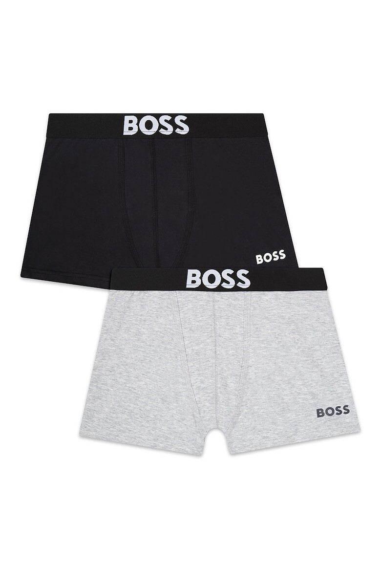 BOSS Kidswear Боксерки с памук и лого 2 чифта - Pepit.bg