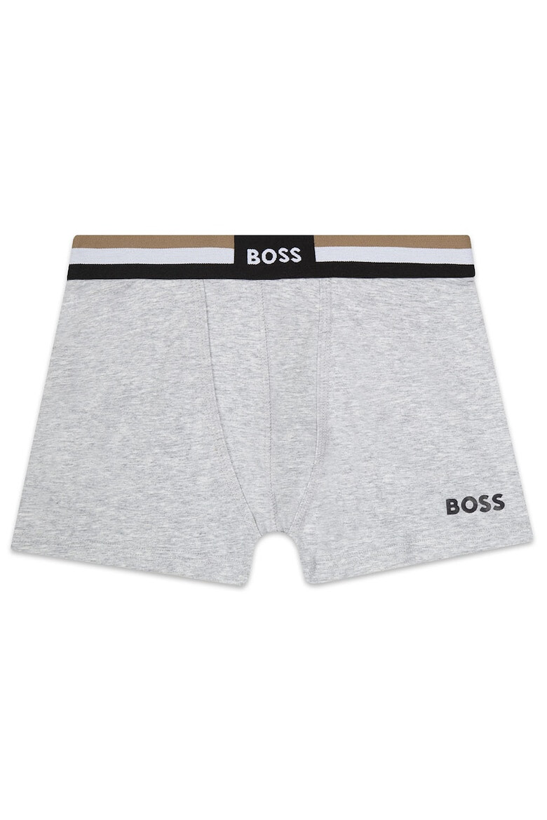 BOSS Kidswear Боксерки с памук и лого на талията - Pepit.bg