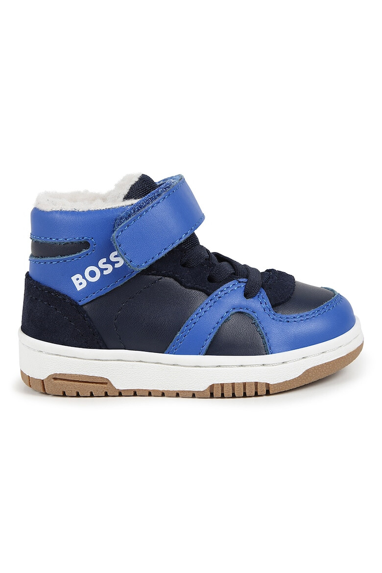 BOSS Kidswear Боти с цветен блок - Pepit.bg