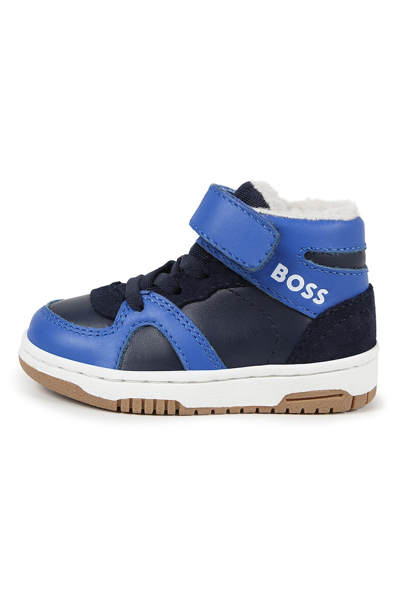 BOSS Kidswear Боти с цветен блок - Pepit.bg