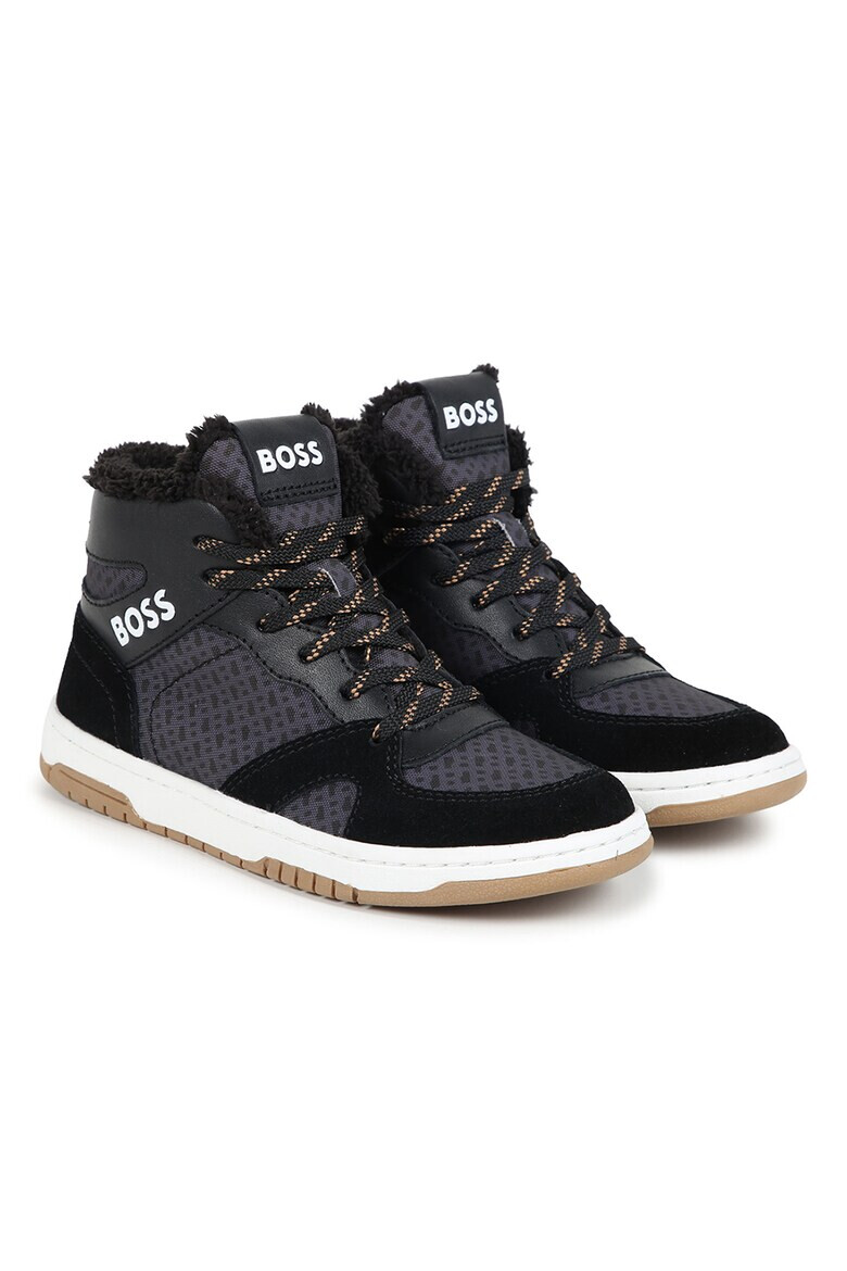 BOSS Kidswear Боти с велур - Pepit.bg