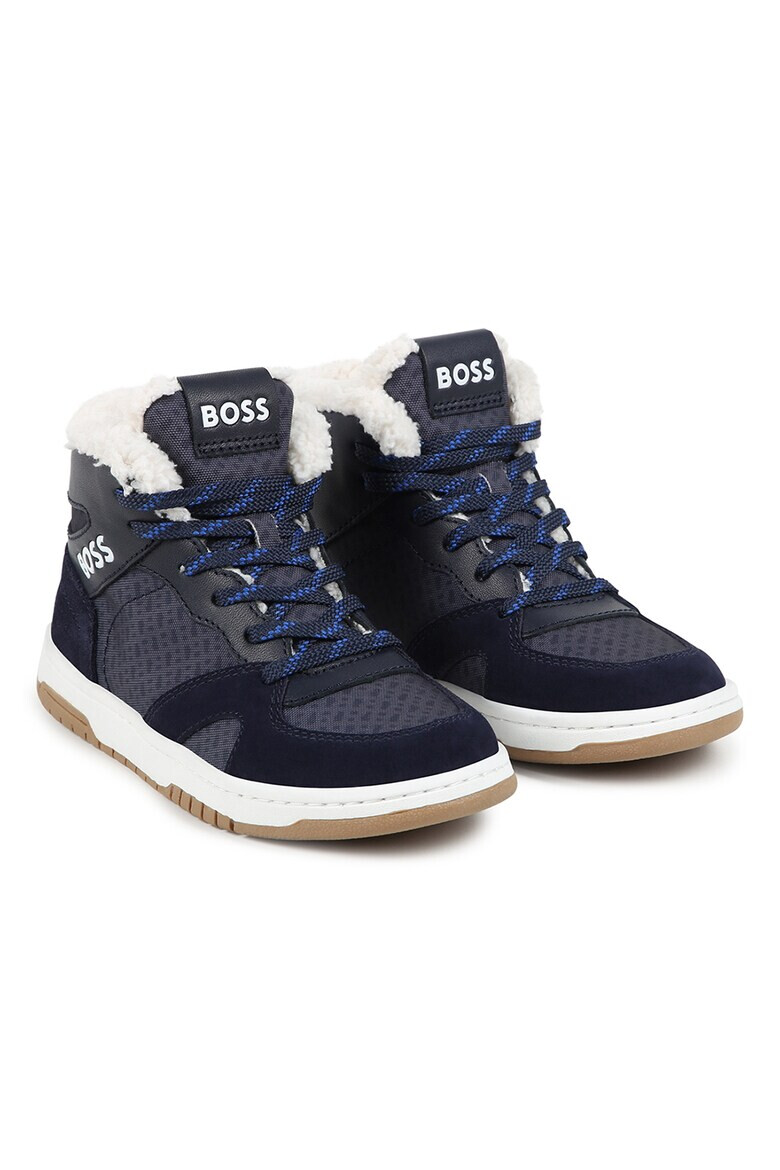 BOSS Kidswear Боти с велур - Pepit.bg