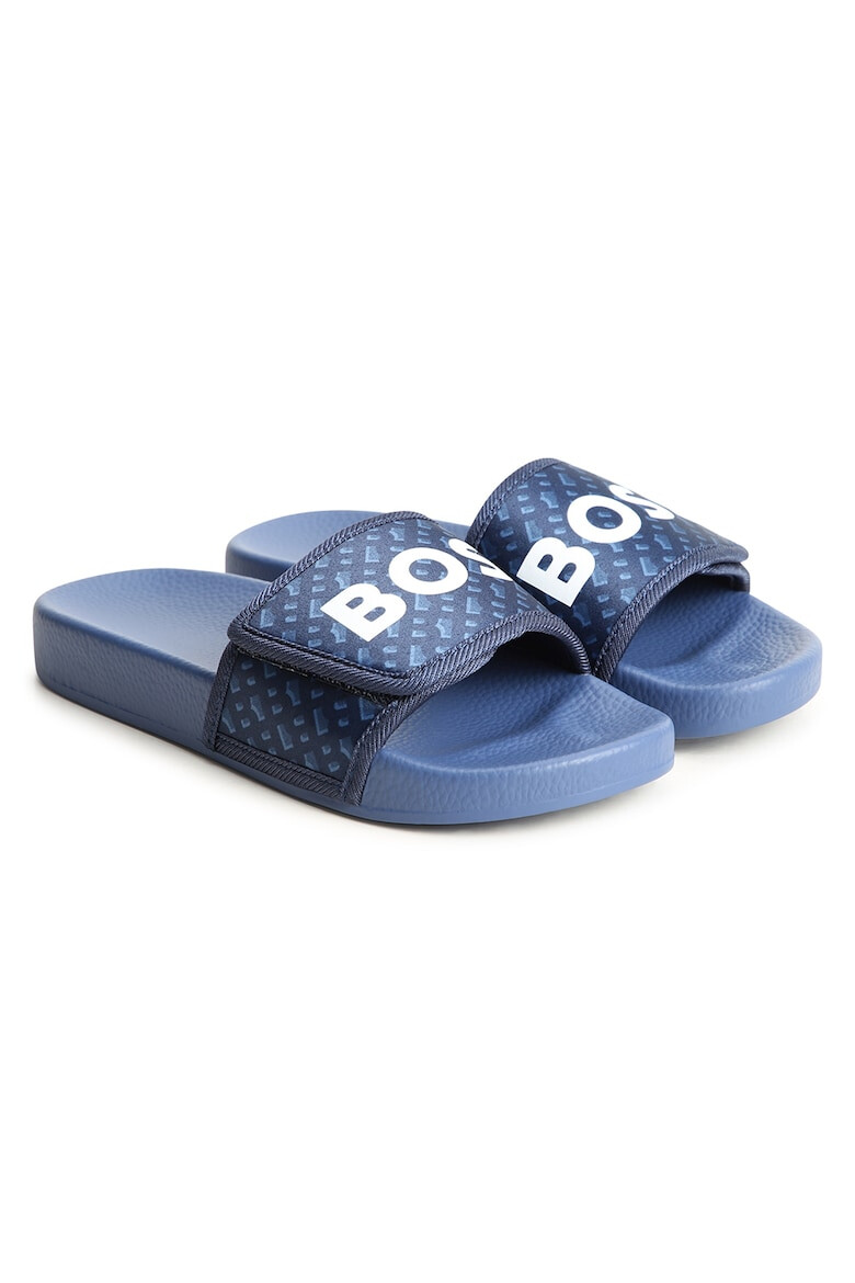 BOSS Kidswear Чехли с велкро и лого - Pepit.bg