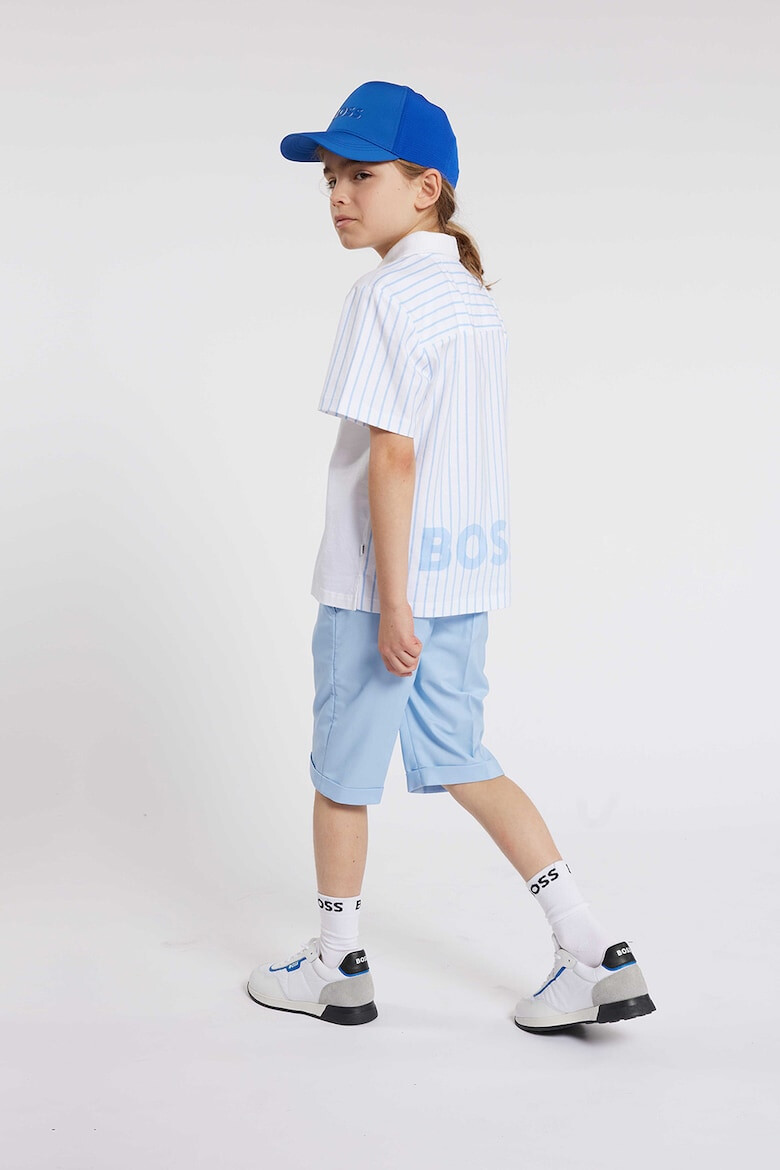 BOSS Kidswear Дълги чорапи с лога - 2 чифта - Pepit.bg