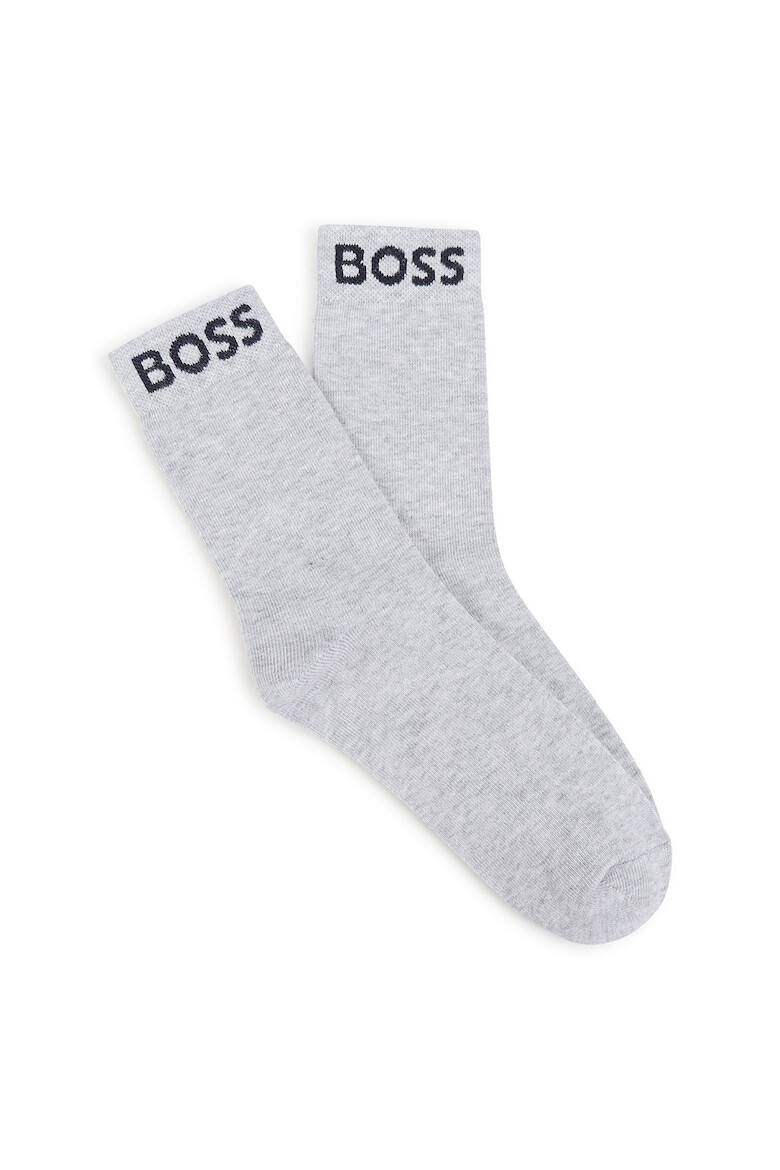 BOSS Kidswear Дълги чорапи с лога - 2 чифта - Pepit.bg