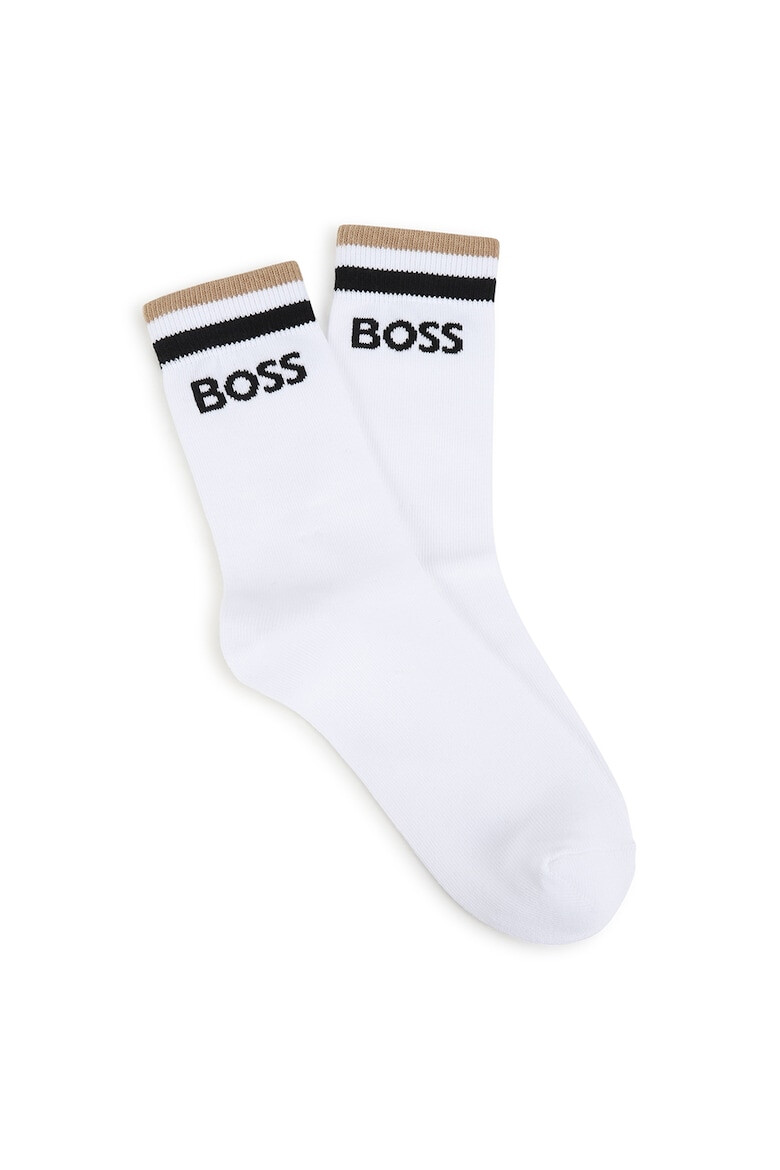 BOSS Kidswear Дълги чорапи с лого - 2 чифта - Pepit.bg