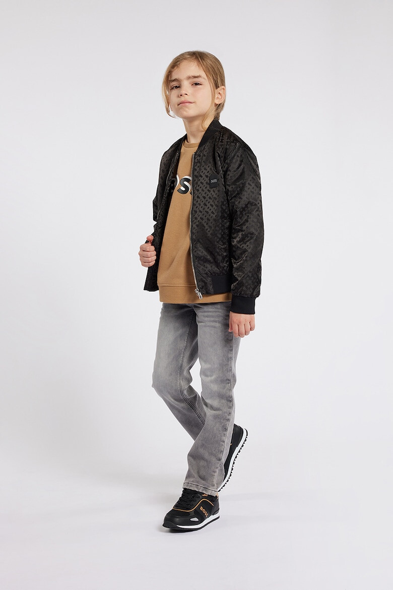 BOSS Kidswear Дънки със захабен ефект - Pepit.bg