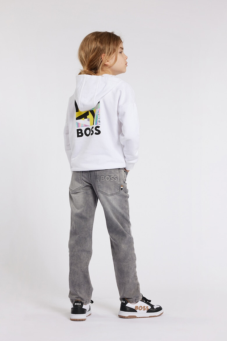 BOSS Kidswear Дънки със захабен ефект - Pepit.bg