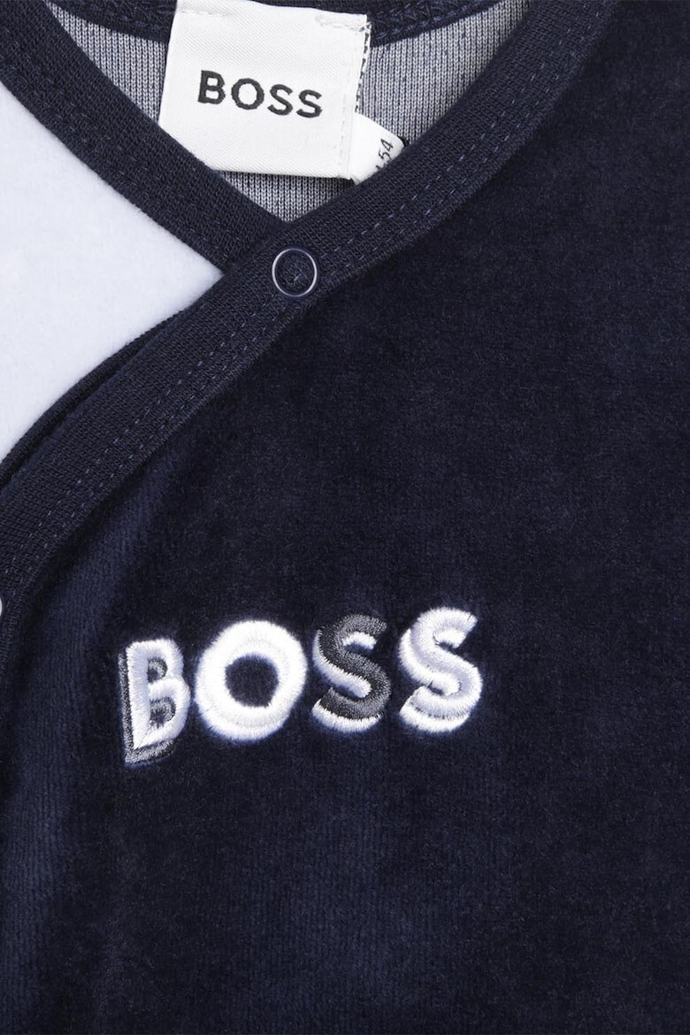 BOSS Kidswear Двуцветна пижама тип ританки - Pepit.bg