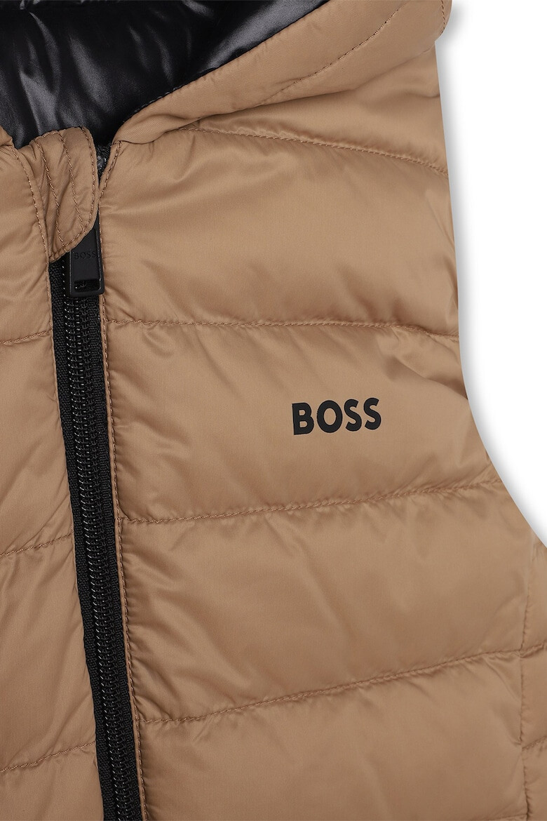 BOSS Kidswear Двулицев елек с пухена вата - Pepit.bg