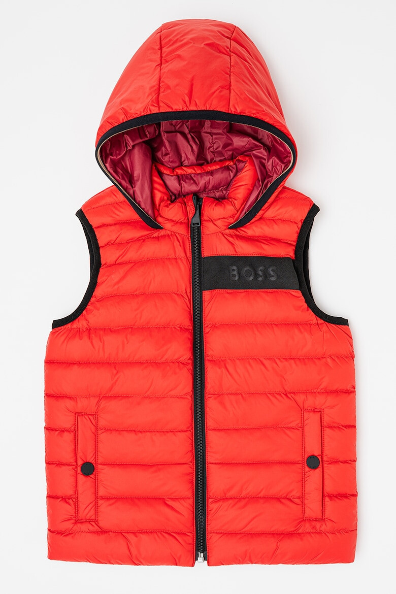 BOSS Kidswear Двулицев ватиран елек - Pepit.bg